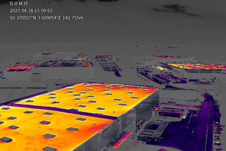 Thermographie : Drone