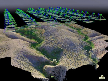Photogrammétrie / topographie : Drone
